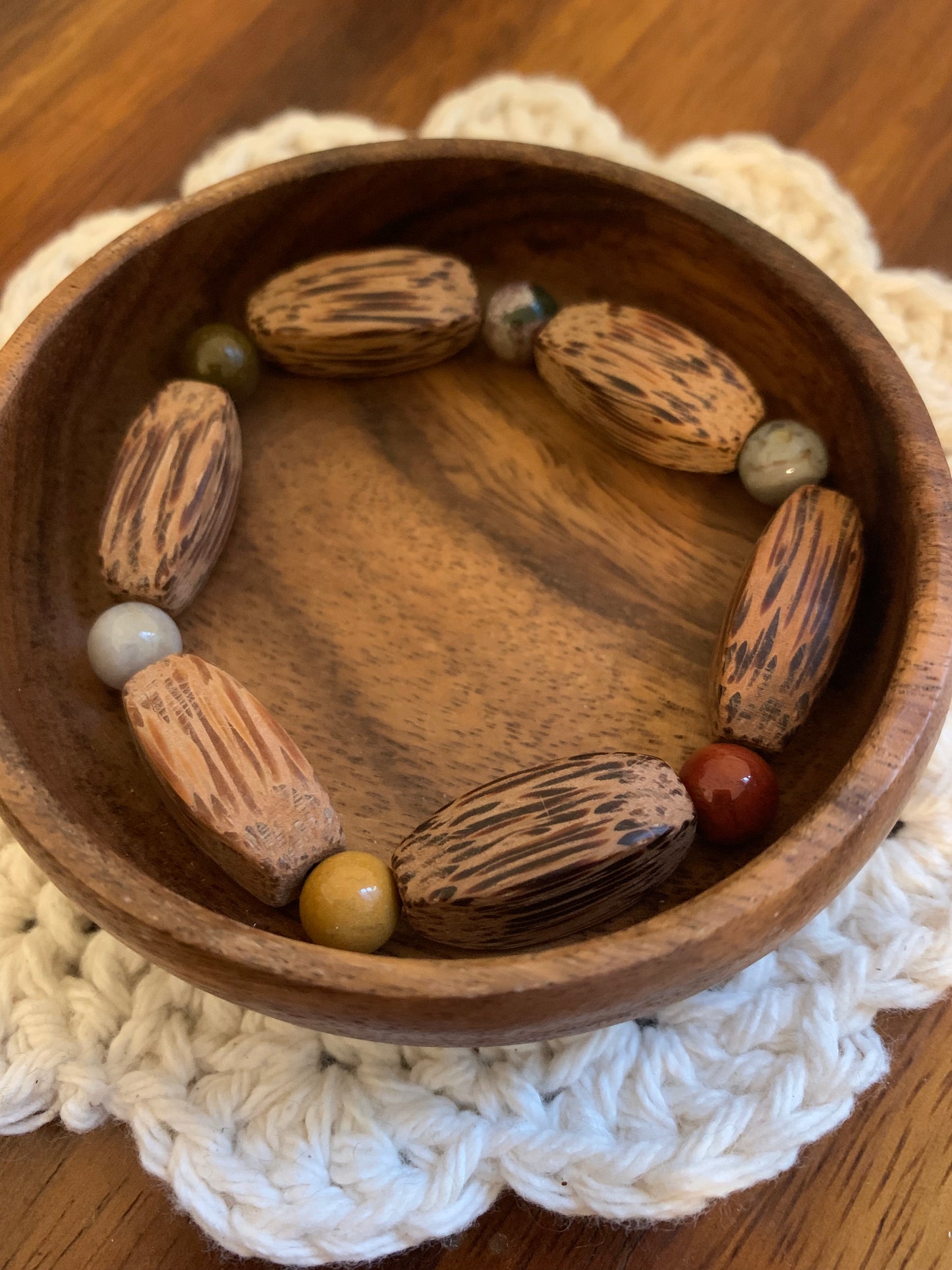 Bohemian Coconut + Ocean Bracelet Bracelet